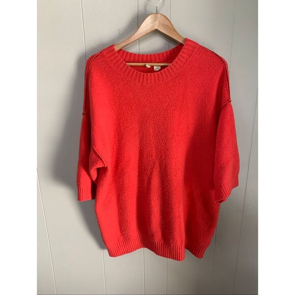 Anthropologie MOTH Oversized Dempsey Cozy Sweater Tunic Wool Blend M - Picture 2 of 9